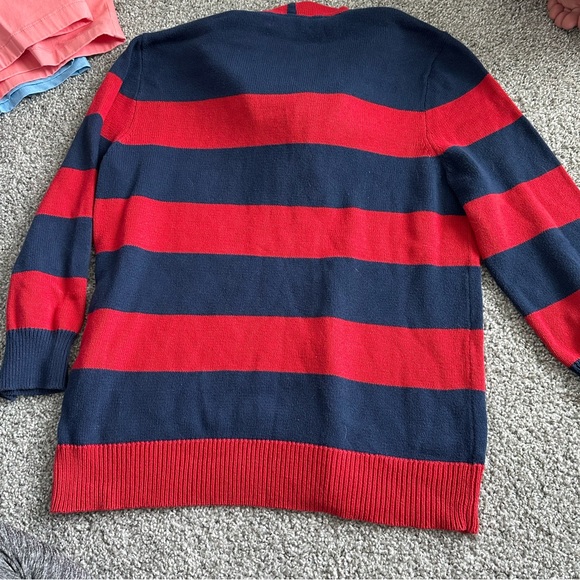Hooded Ralph lauren striped sweater - size large - Picture 2 of 5